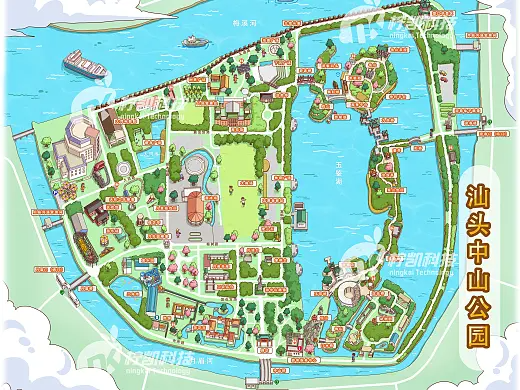 西安景区手绘地图智慧导览系统给景区带来的收益